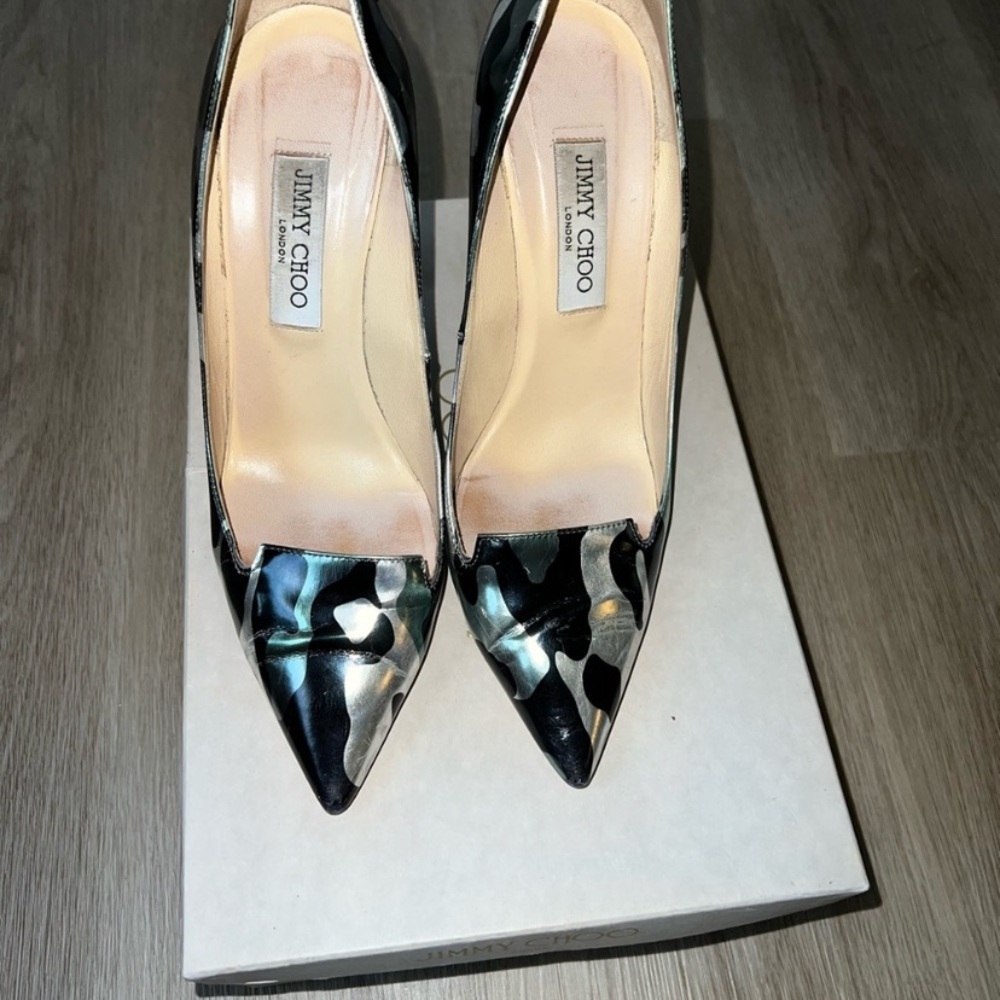 Jimmy Choo zebra-like statement heels - Picture 6 of 6
